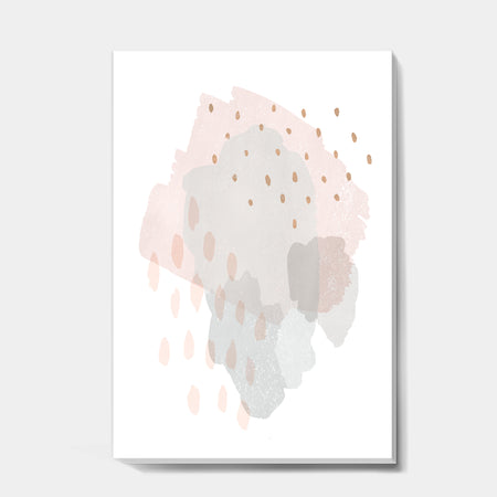 Watercolor Minimal Blush II - Transitional Premium Canvas Wall Art
