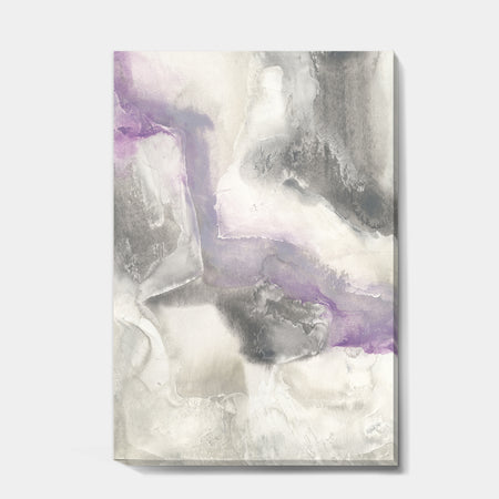 Watercolor Minimal Purple Tones II - Modern Farmhouse Gallery-wrapped Canvas