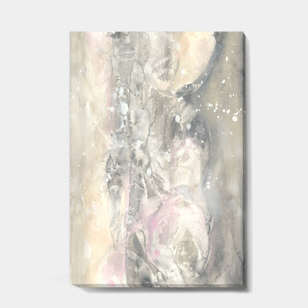 Watercolor Snowflakes I - Modern Farmhouse Canvas Art