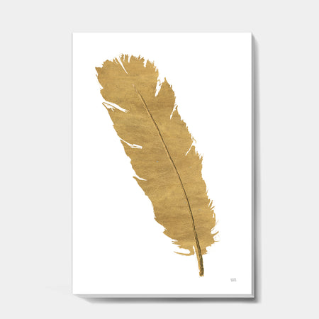 Glam pure Gold Feather II - Glam Canvas Artwork