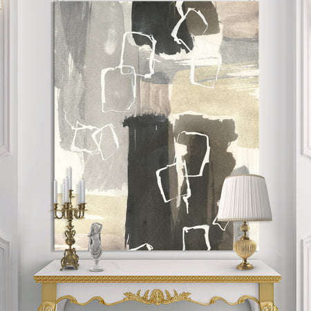 Glam Dancing shape I - Modern & Contemporary Canvas Art