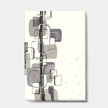 Glam Dancing shape IV - Modern & Contemporary Canvas Artwork
