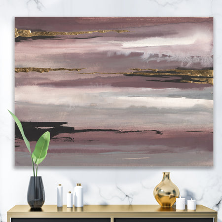 Purple Glam Storm II - Glam & Shabby Chic Canvas Art