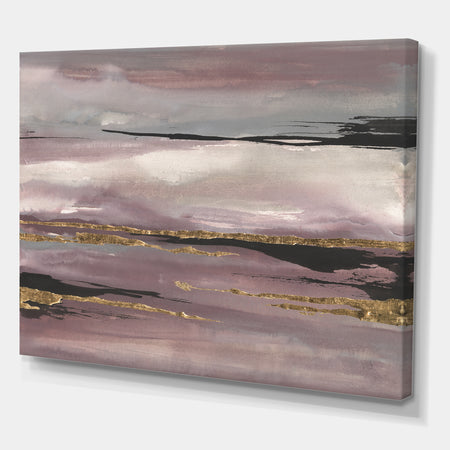 Purple Glam Storm III - Glam & Shabby Chic Premium Canvas Wall Art