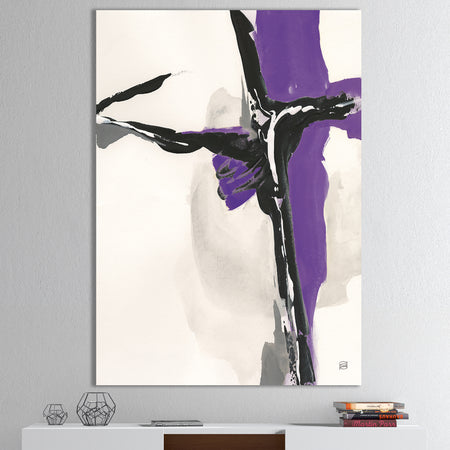 Glam Cerulean I - Transitional Canvas Art