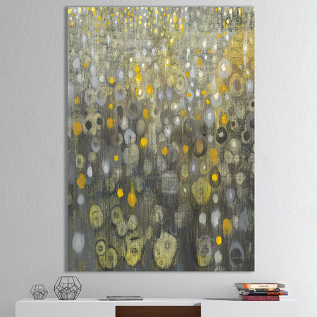 Rain Abstract V - Modern Glam Canvas Art