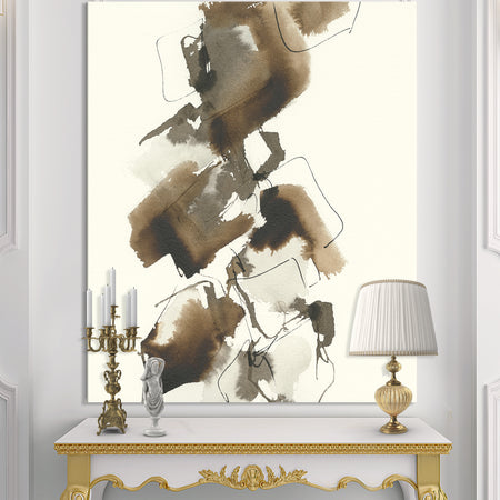 Gold Glam Squares I - Modern & Contemporary Canvas Artwork