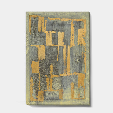 Glam Metallic Form II - Modern & Transitional Premium Canvas Wall Art