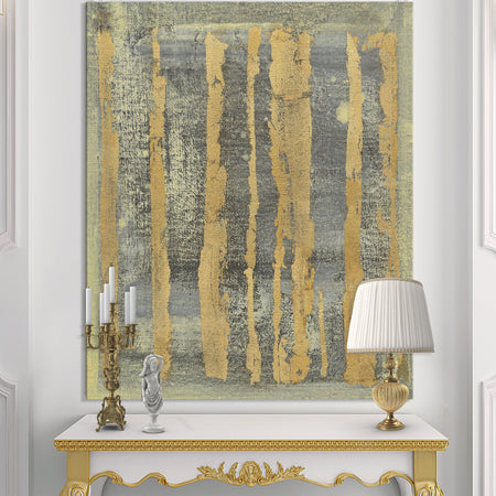 Glam Metallic Form IV - Modern & Transitional Canvas Artwork