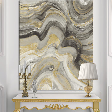 Glam Gold Canion - Modern & Transitional Canvas Art
