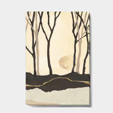 Forest Silhouette III - Modern Farmhouse Gallery-wrapped Canvas