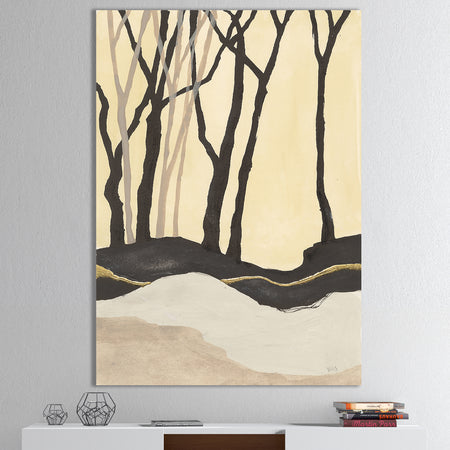 Forest Silhouette IV - Modern Farmhouse Canvas Artwork