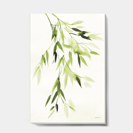 Simplist Bamboo Leaves I - Lake House Gallery-wrapped Canvas