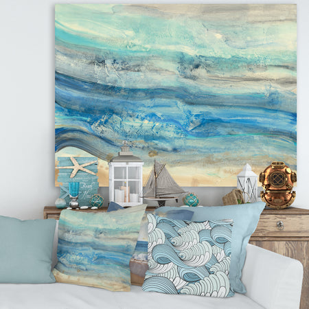 Ocean Mineral Waves - Canvas Art
