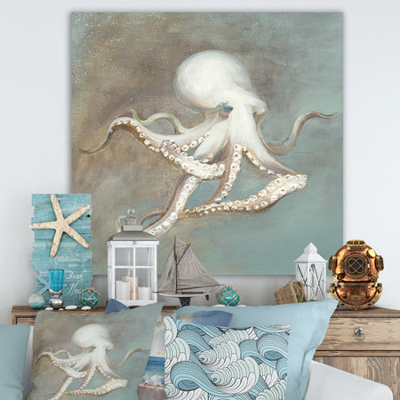 Octopus Treasures from the Sea - Gallery-wrapped Canvas