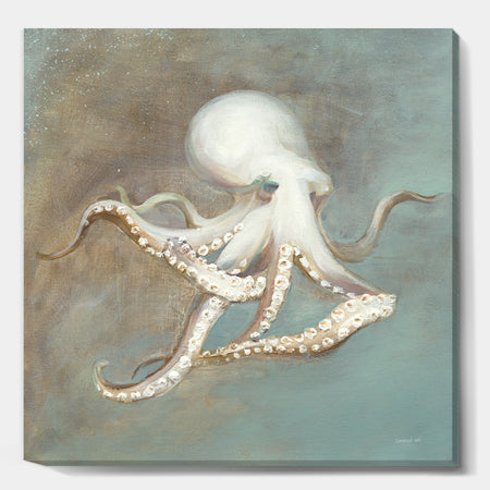 Octopus Treasures from the Sea - Gallery-wrapped Canvas