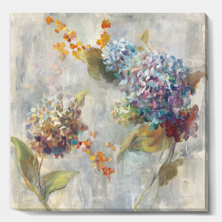 Autumn Hydrangea - Traditional Canvas Art