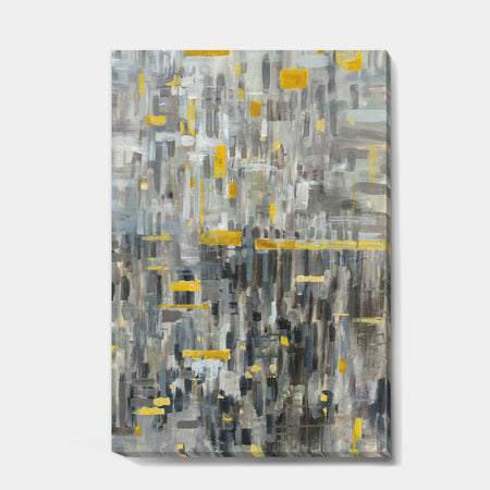 Glam Gold Reflection - Modern & Transitional Canvas Art