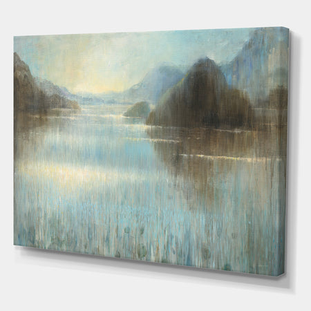 Vue from Lase House - Lake House Premium Canvas Wall Art