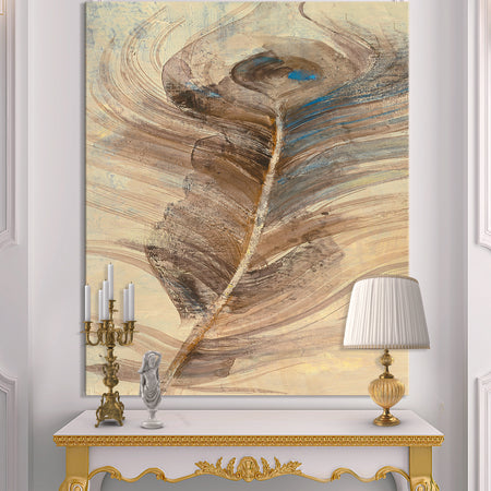 Feather Natural elements - Traditional Canvas Art