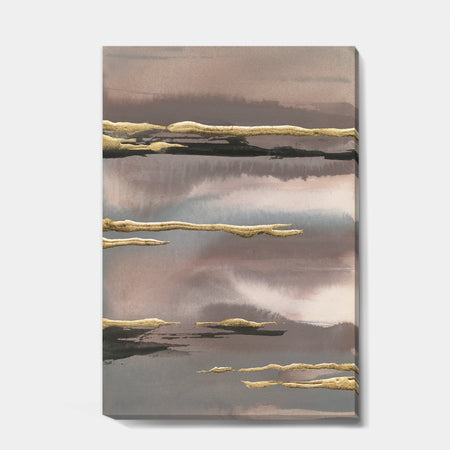 Glamorous Morning Fog I - Modern Glam Canvas Art