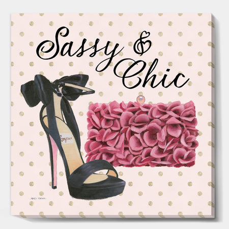 Glam fashion High Heels II - Posh & Luxe Canvas Artwork