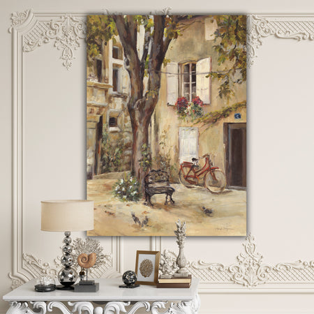 Provence French Village I - French Country Canvas Artwork