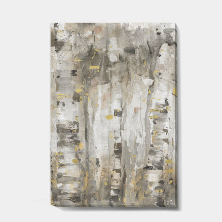 The Modern Grey Forest II - Farmhouse Canvas Artwork