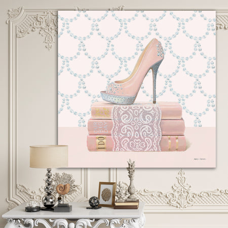 Fashion and Glam Shoes II - Posh & Luxe Premium Canvas Wall Art