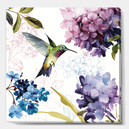 Spring Nectar Square II - Traditional Canvas Art