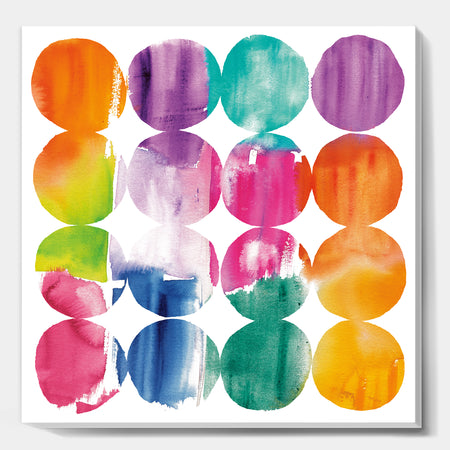 Circle Abstract Colorfields - Modern & Contemporary Canvas Art
