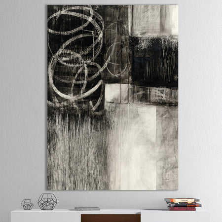 A Geometric Day I - Mid-Century Modern Gallery-wrapped Canvas