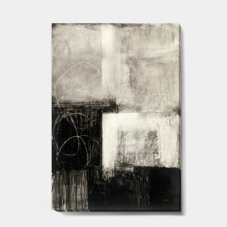 A Geometric Day II - Mid-Century Modern Canvas Artwork