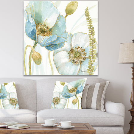 My Greenhouse Cottage Flowers III - Traditional Premium Canvas Wall Art