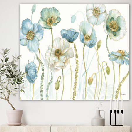 My Greenhouse Cottage Flowers IV - Traditional Gallery-wrapped Canvas