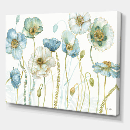 My Greenhouse Cottage Flowers IV - Traditional Gallery-wrapped Canvas