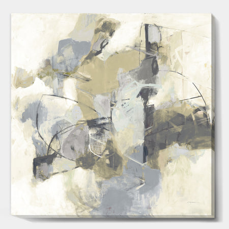 Glam Cream Dream III - Modern & Contemporary Canvas Art