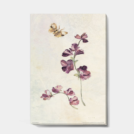 Wild Simple Wallflowers IV - Farmhouse Premium Canvas Wall Art