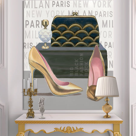 Glam fashion High Heels IV - Posh & Luxe Canvas Artwork