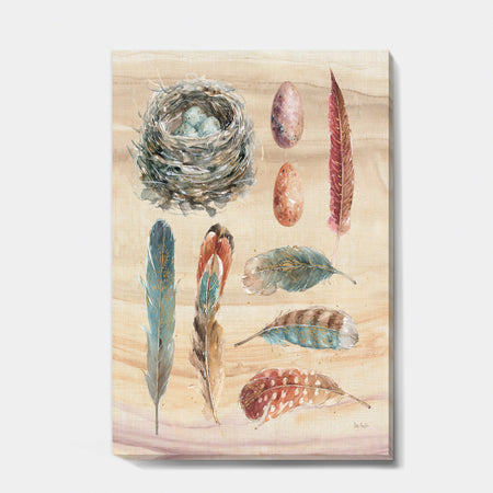 Feathers Cottage Family - Farmhouse Canvas Art