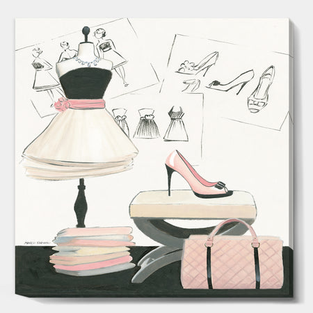Chic Galm Closet V - Fashion Gallery-wrapped Canvas