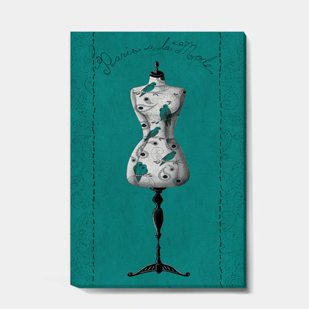 French Couture IV - Fashion Premium Canvas Wall Art