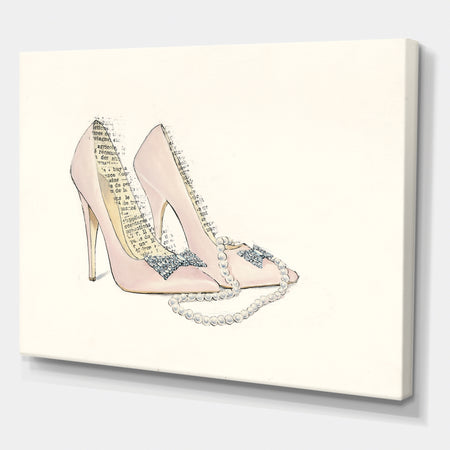 Glamorous Black Diamond Stiletto II - Fashion Gallery-wrapped Canvas