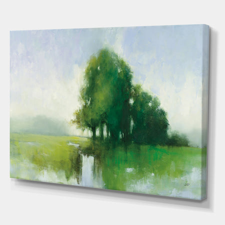 River Romance - Cottage Canvas Wall Art