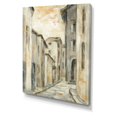 European Village II v Crop - Cottage Canvas Wall Art