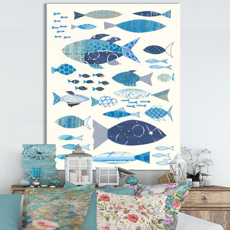 RW Go With the Flow II - Cottage Canvas Wall Art