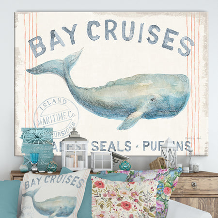 RW Floursack Nautical I - Cottage Canvas Wall Art