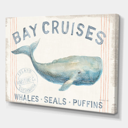 RW Floursack Nautical I - Cottage Canvas Wall Art