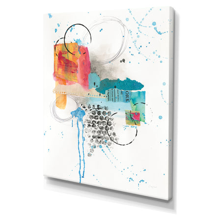 RW Abstract Skyline I - Cottage Canvas Wall Art