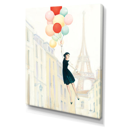 RW Aloft In Paris II - Cottage Canvas Wall Art